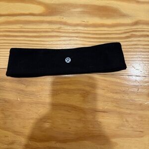 lululemon athletica Black Headband with Logo